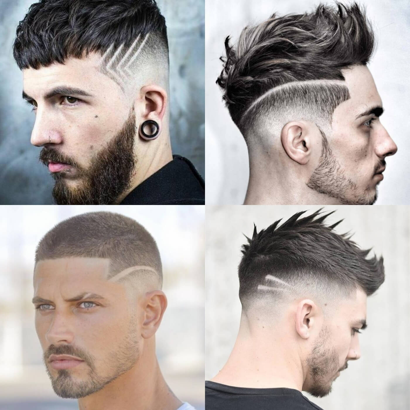 detalhes de corte de cabelo masculino