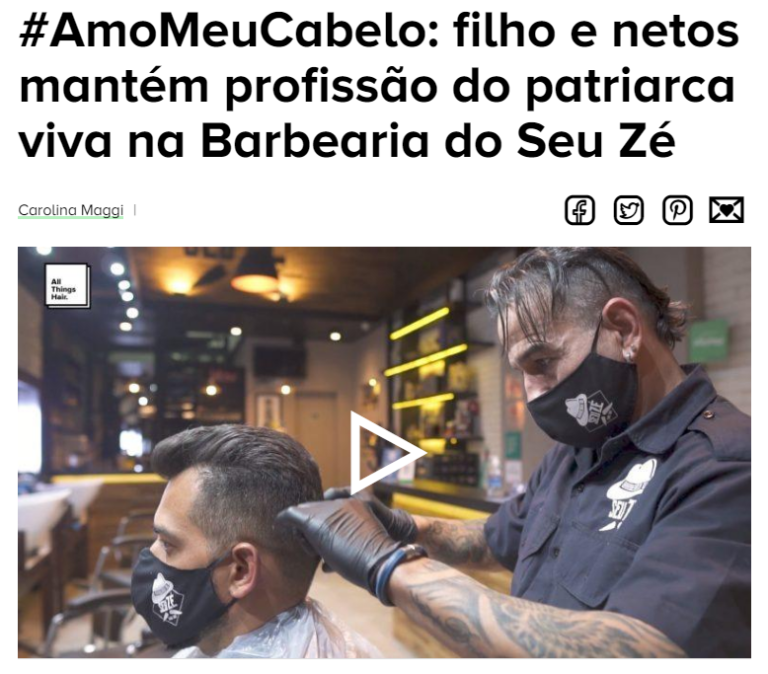 A História da Barbearia do Seu Zé por All Things Hair da Unilever